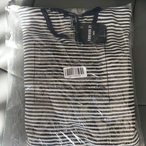 Forever 21 sweater. Striped navy and white. New with tags. Smoke free home.